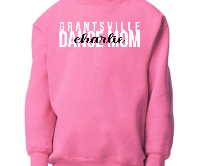 ADULT UNISEX DANCE MOM PERSONALIZED SWEATSHIRT
